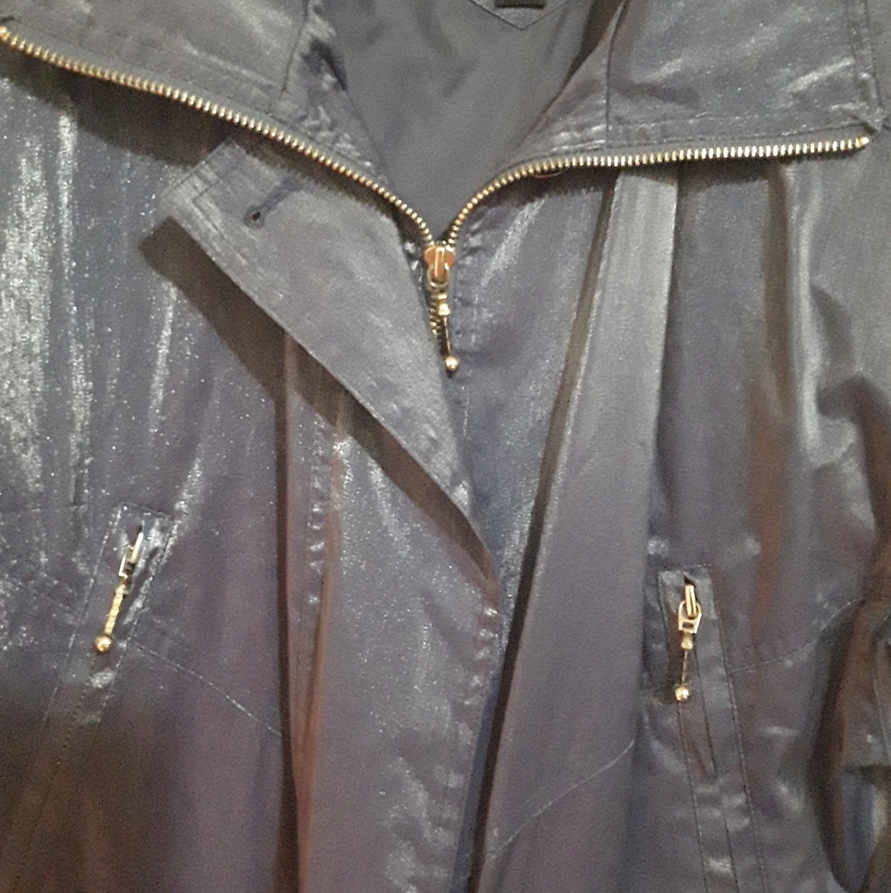 Gallery Drawstring Zip Up Utility Jacket - image 8